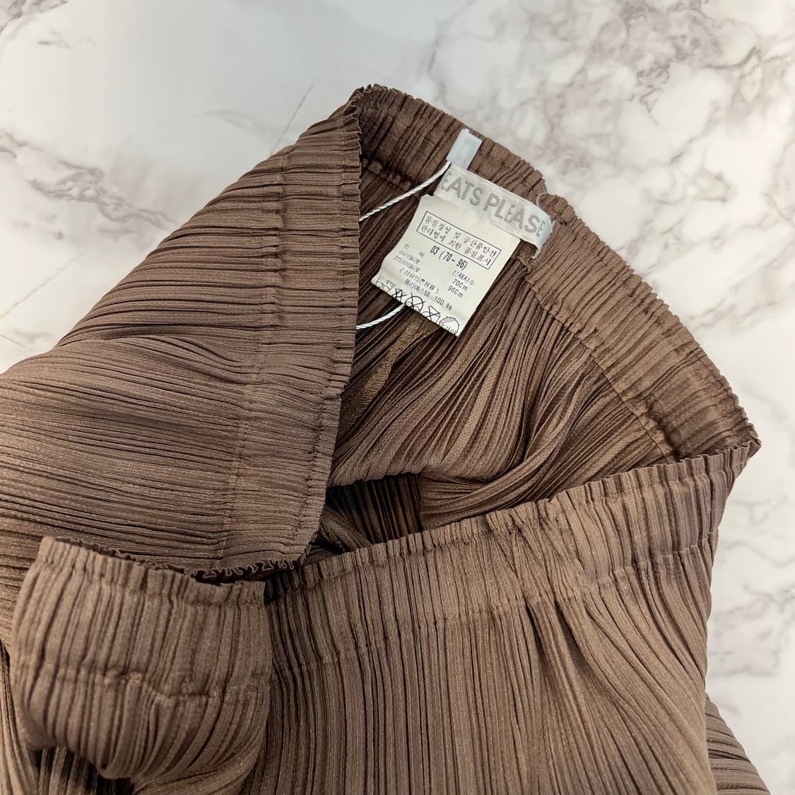 PLEATS PLEASE 플리츠플리즈 브라운 팬츠 상품이미지8