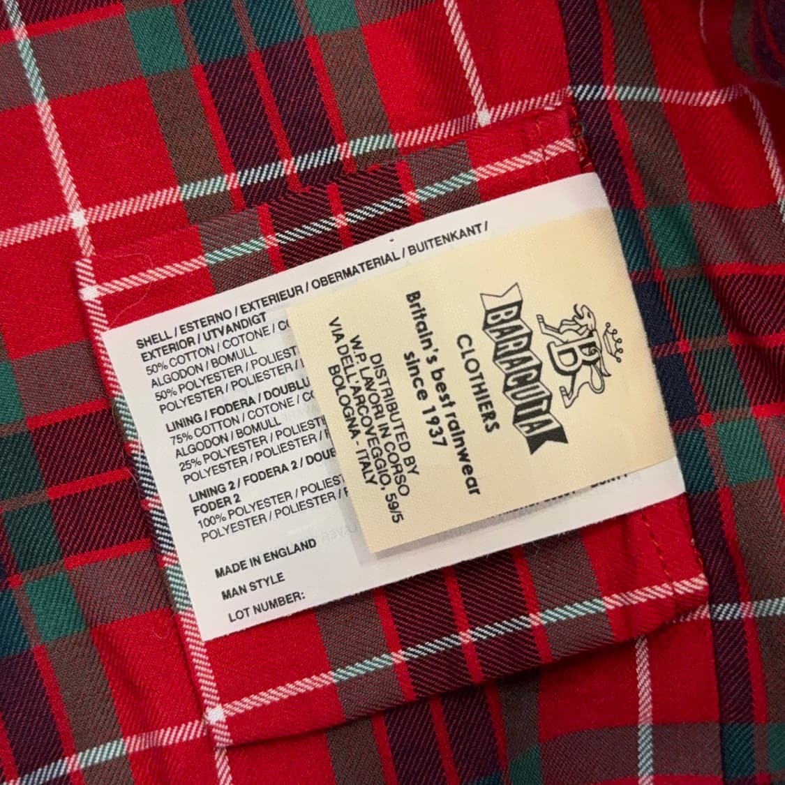 바라쿠타 G9 해링턴 자켓 상품이미지5