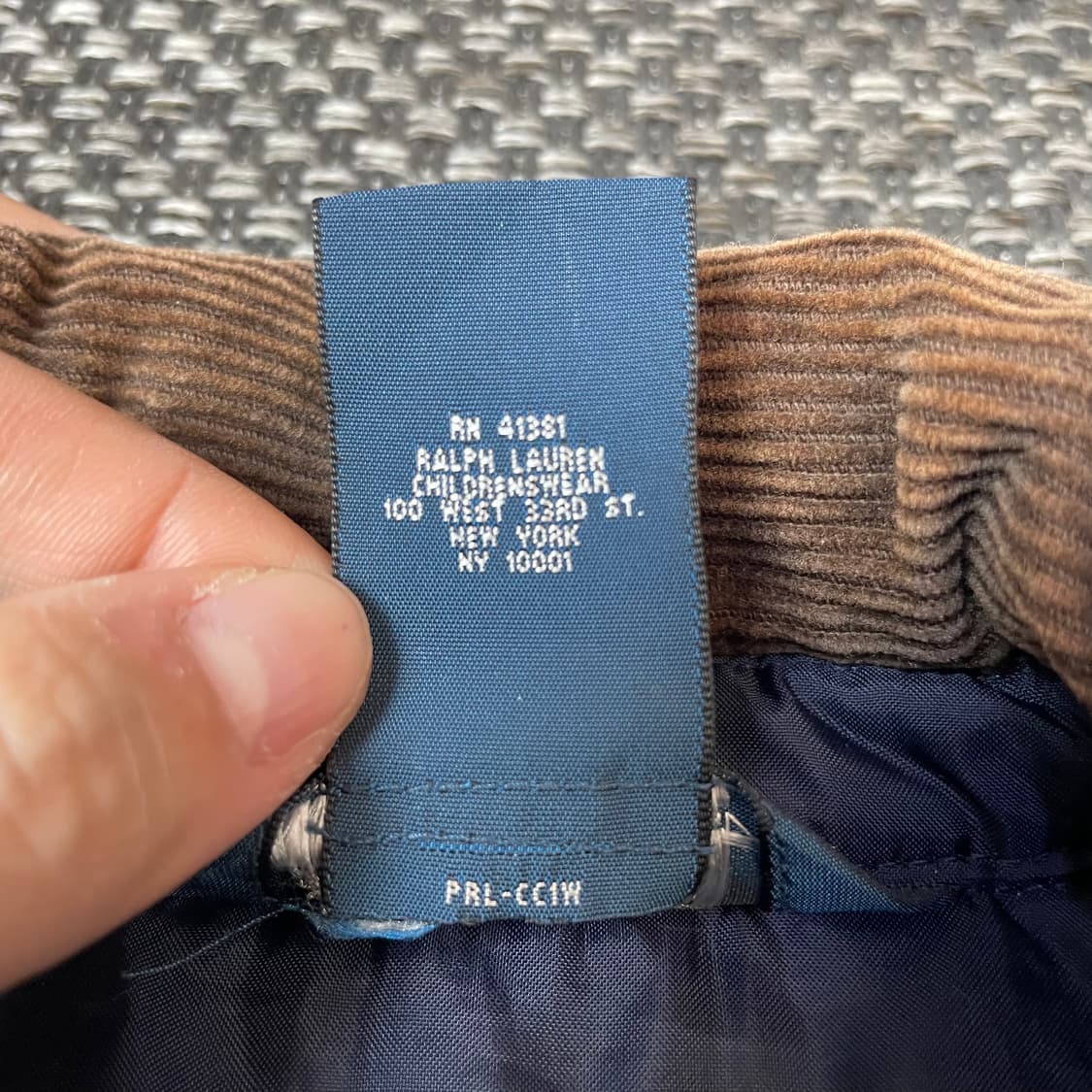 폴로랄프로렌 키즈 네이비 퀄팅 버튼 투포켓 자켓 2T 상품이미지6