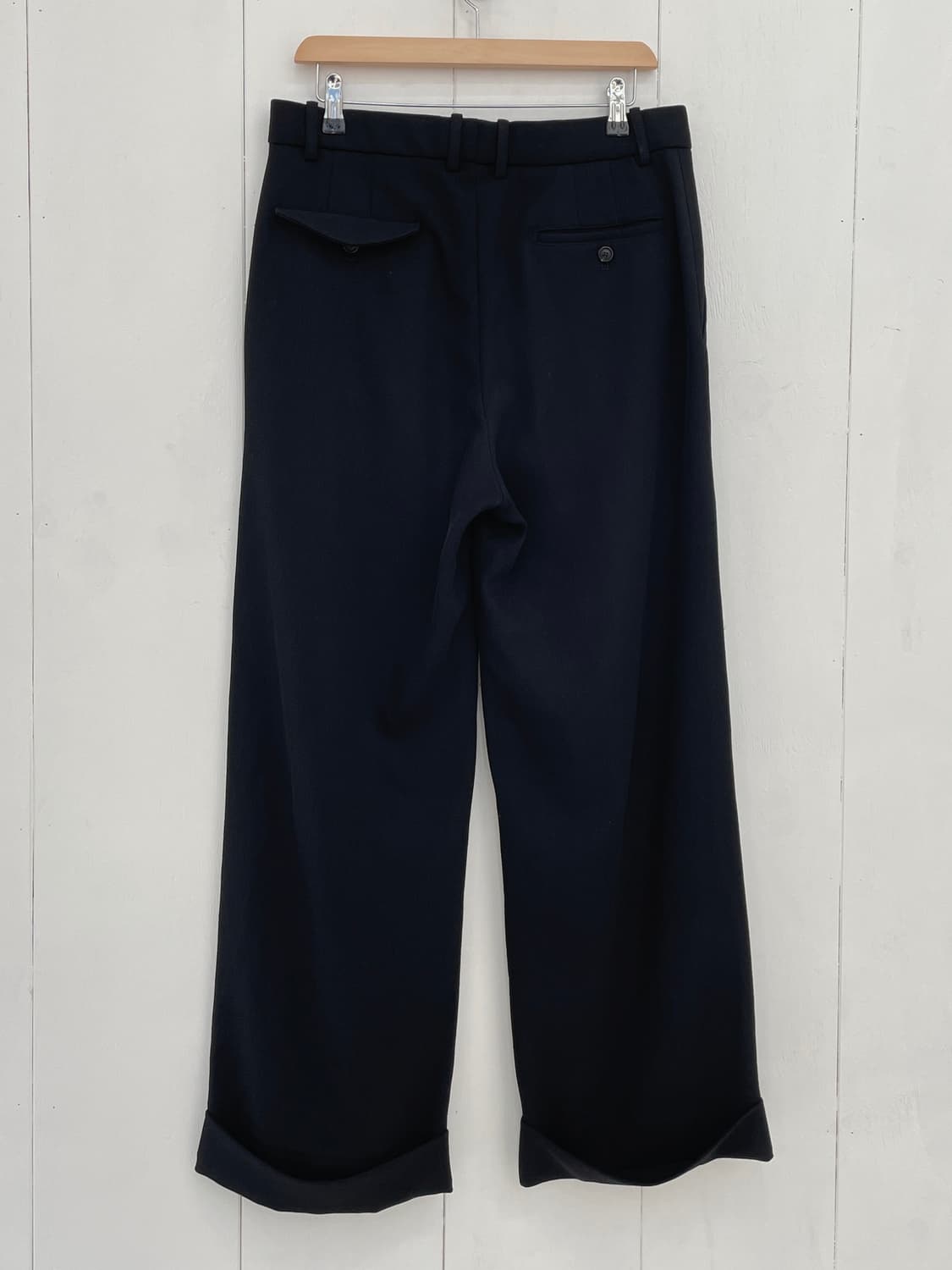 쿠어(COOR) 버진 울 와이드 슬랙스 팬츠 상품이미지3