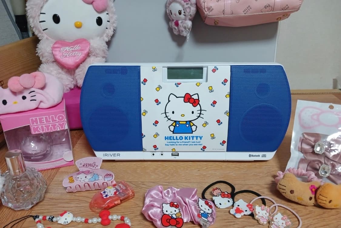 아이리버 헬로키티 블루투스 오디오 플레이어 상품이미지1