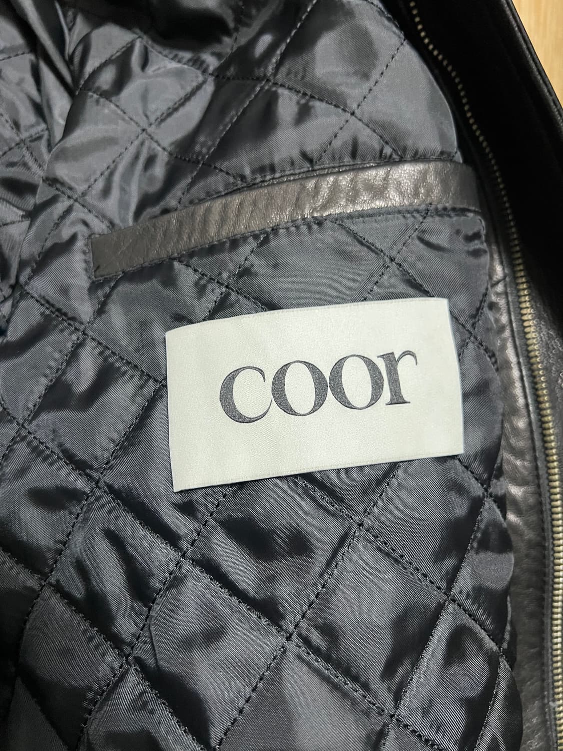 택포38) 쿠어 베지터블 레더 A-2 자켓 L 상품이미지4