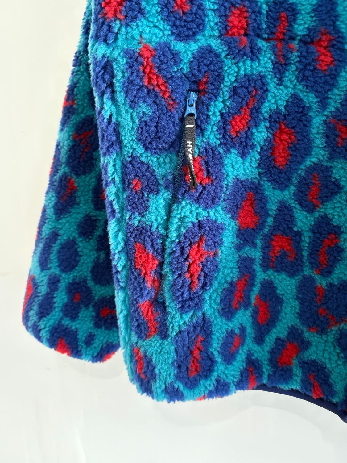 히스테릭 글래머 레오파드 논카라 플리스자켓  상품이미지3