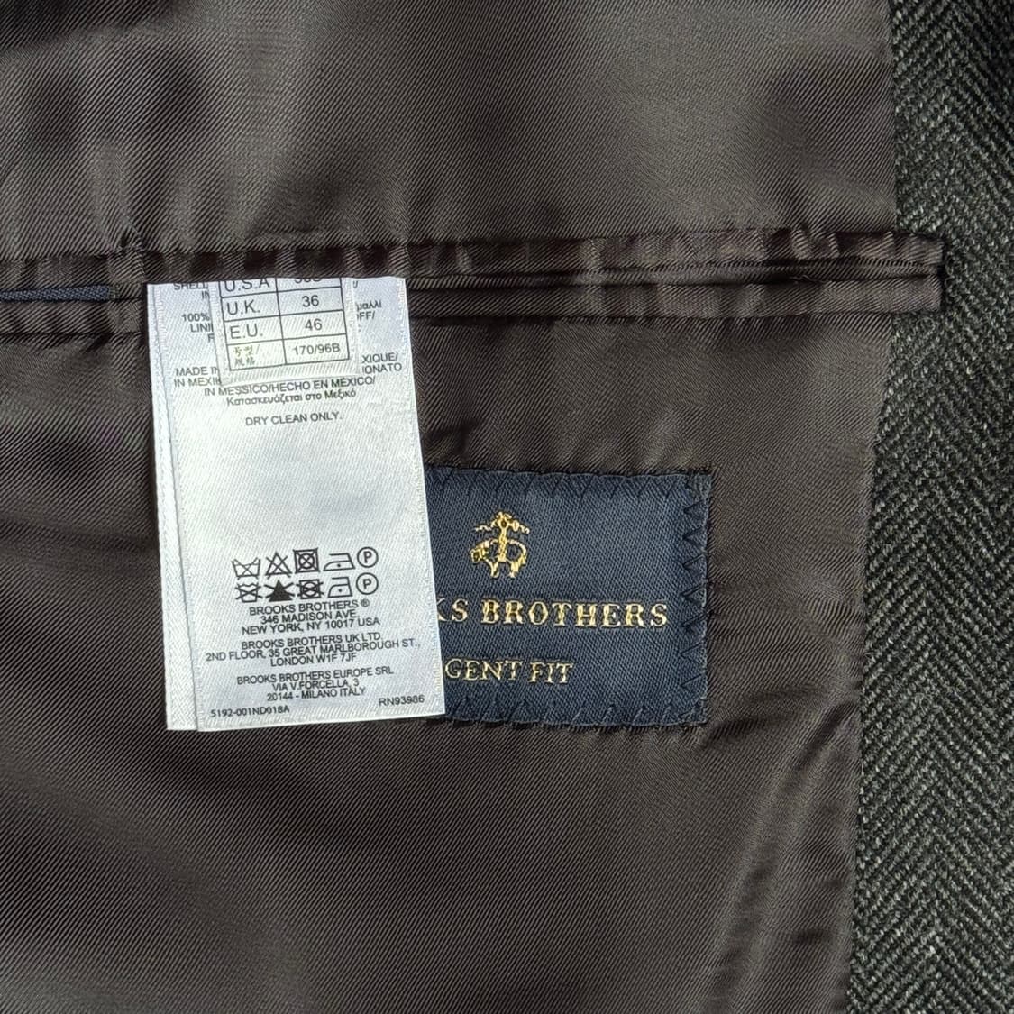 브룩스 브라더스 헤링본 자켓 상품이미지5