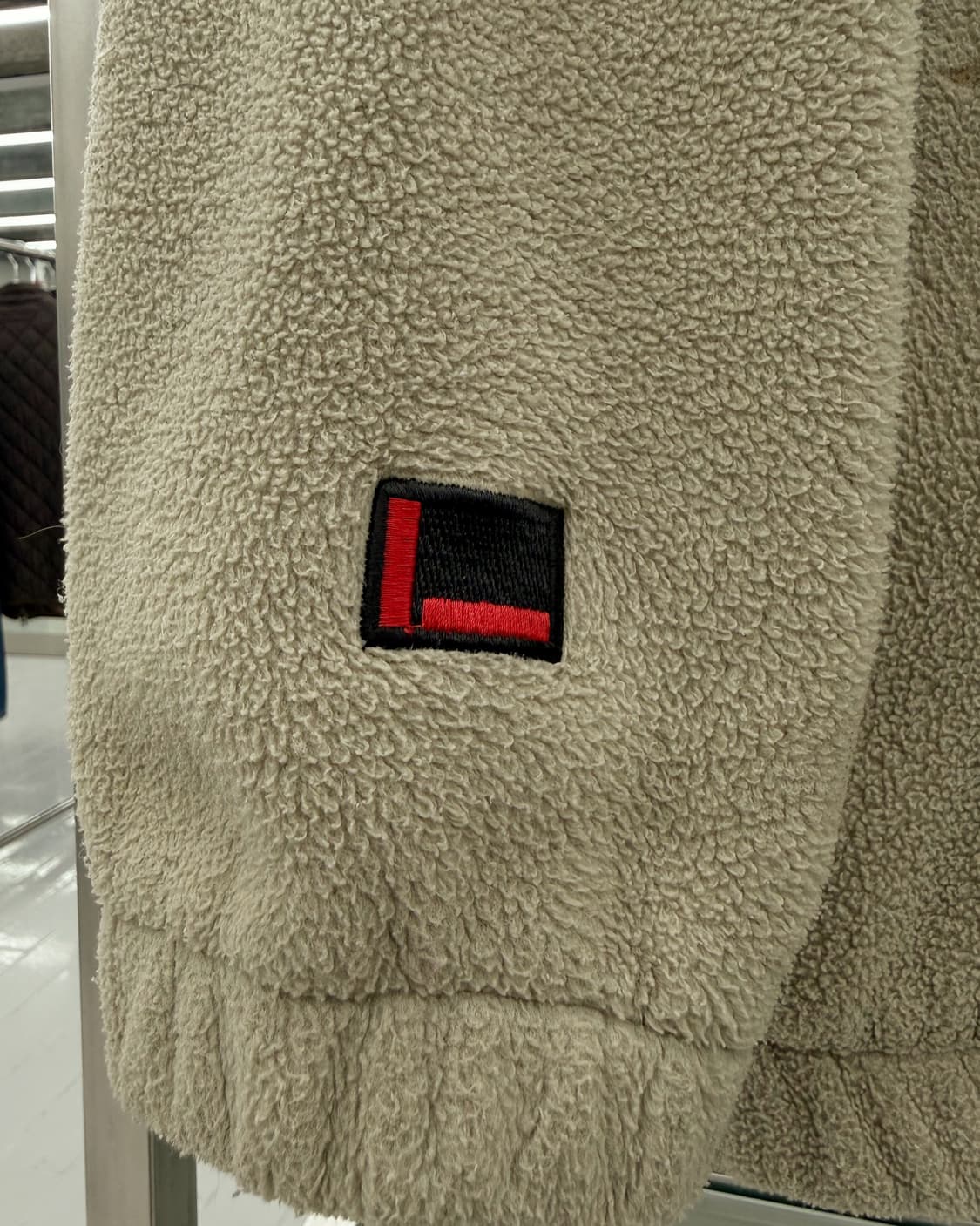 FUBU 00s 아플리케 백로고 플리스 자켓 베이지 상품이미지8