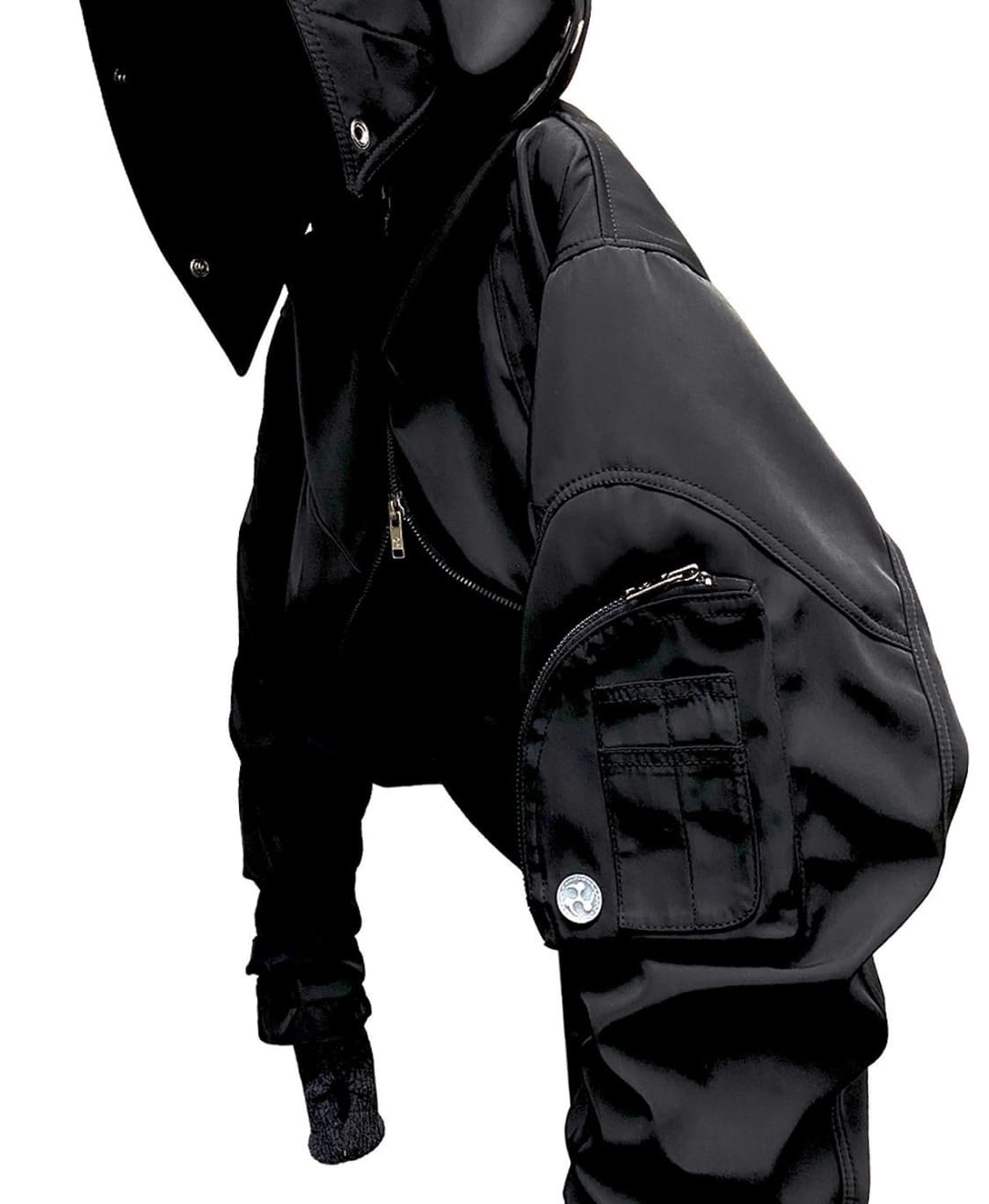 Differentis 크롭 봄버 패딩 자켓 혜인서 상품이미지3