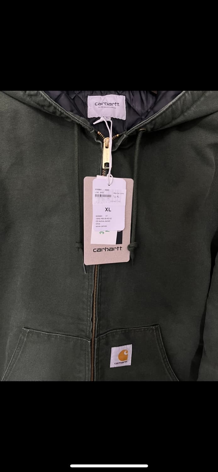 칼하트 wip og 액티브자켓 올리브 XL (새상품) 상품이미지4