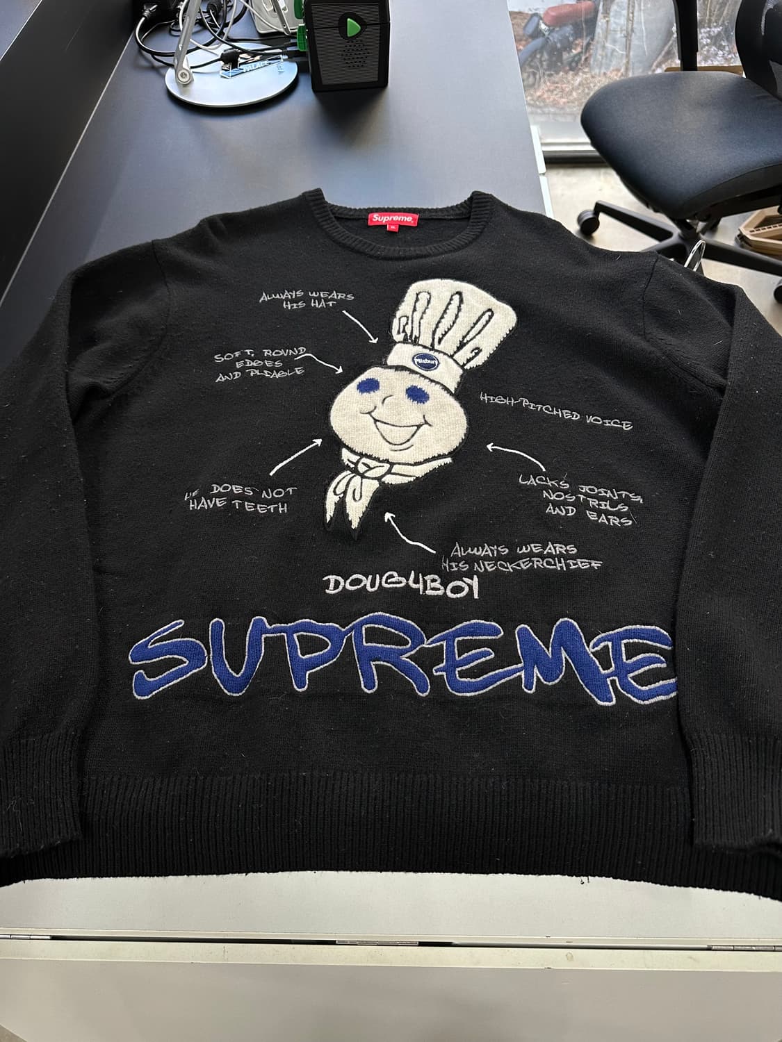 슈프림 22FW 도우보이 크루넥 울 스웨터 상품이미지5