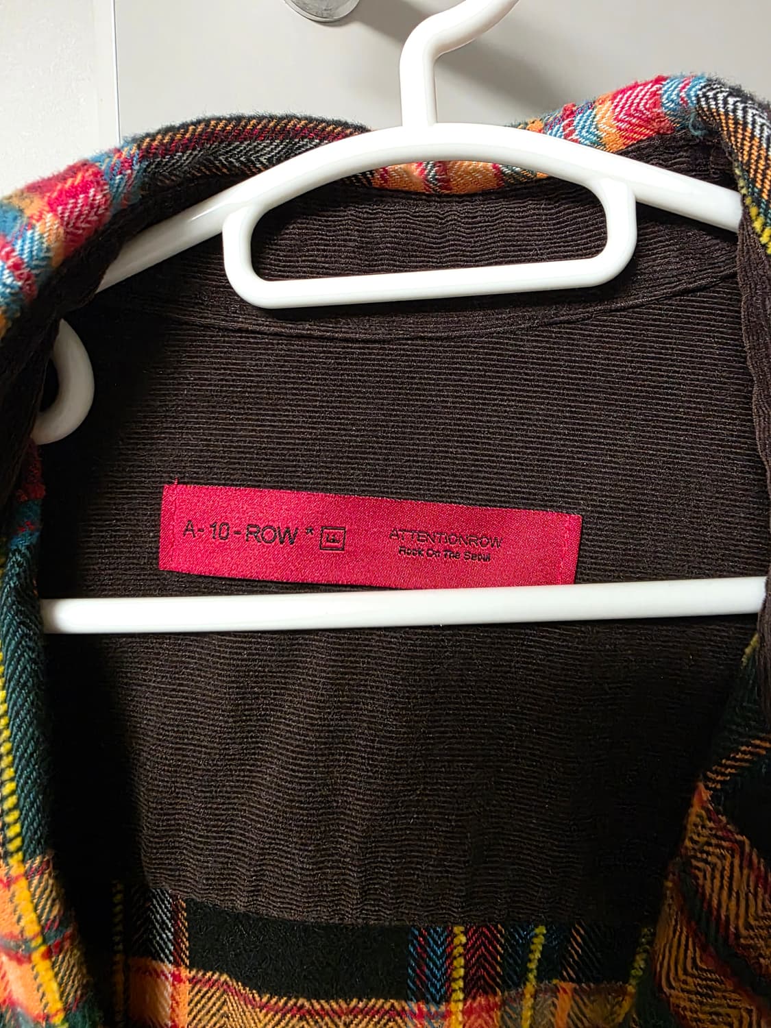 어텐션로우 플란넬 셔츠 상품이미지3