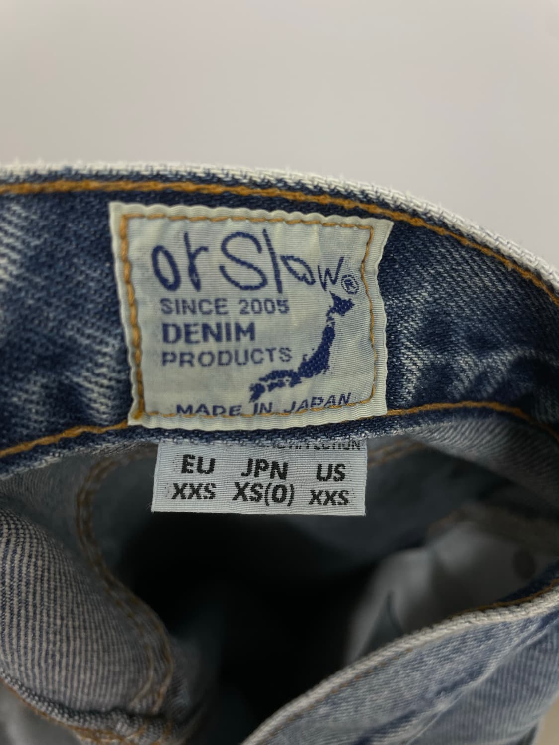 오어슬로우 청 팬츠 105w xs 상품이미지4