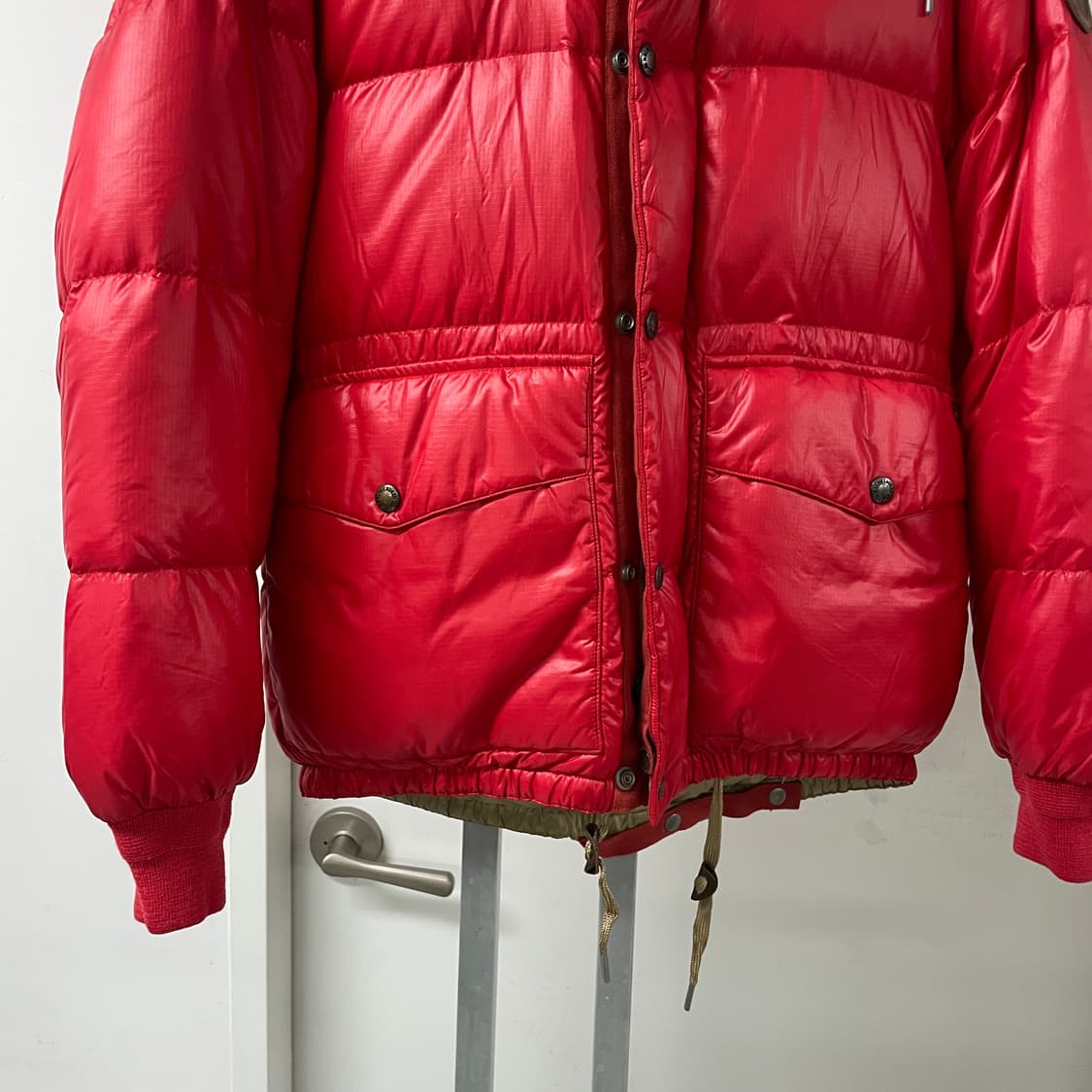 폴로 랄프로렌 레드 패딩 M 상품이미지3