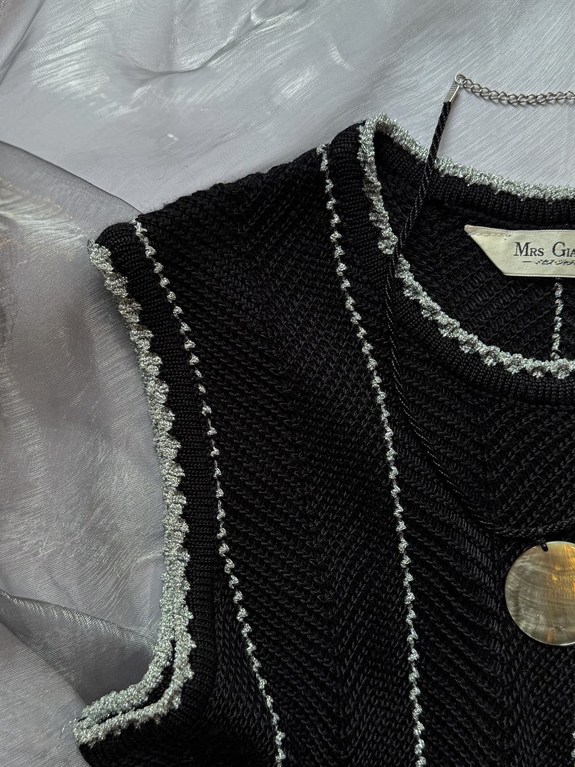 Silver Stitch Vest 0252 상품이미지4