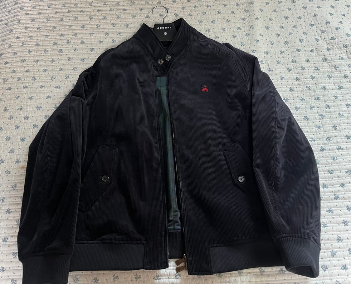 브룩스브라더스 코듀로이 헤링턴 점퍼(네이비) XL 상품이미지5