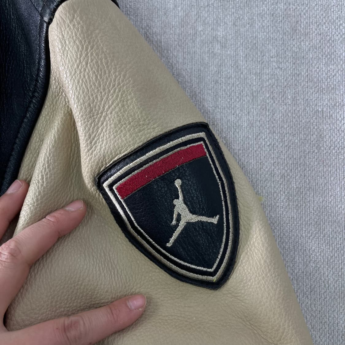105 조던 90s 빈티지 레더 자켓 상품이미지5