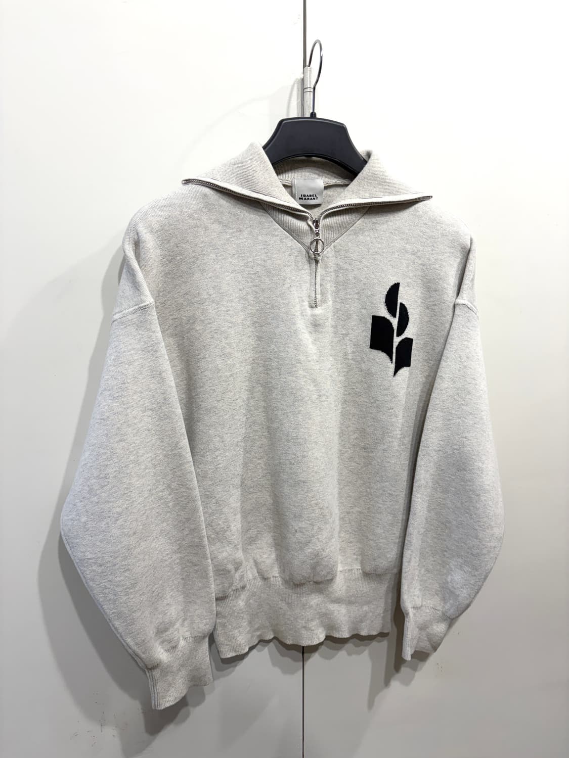 이자벨마랑 아즈라 로고 하프집업 니트 상품이미지2