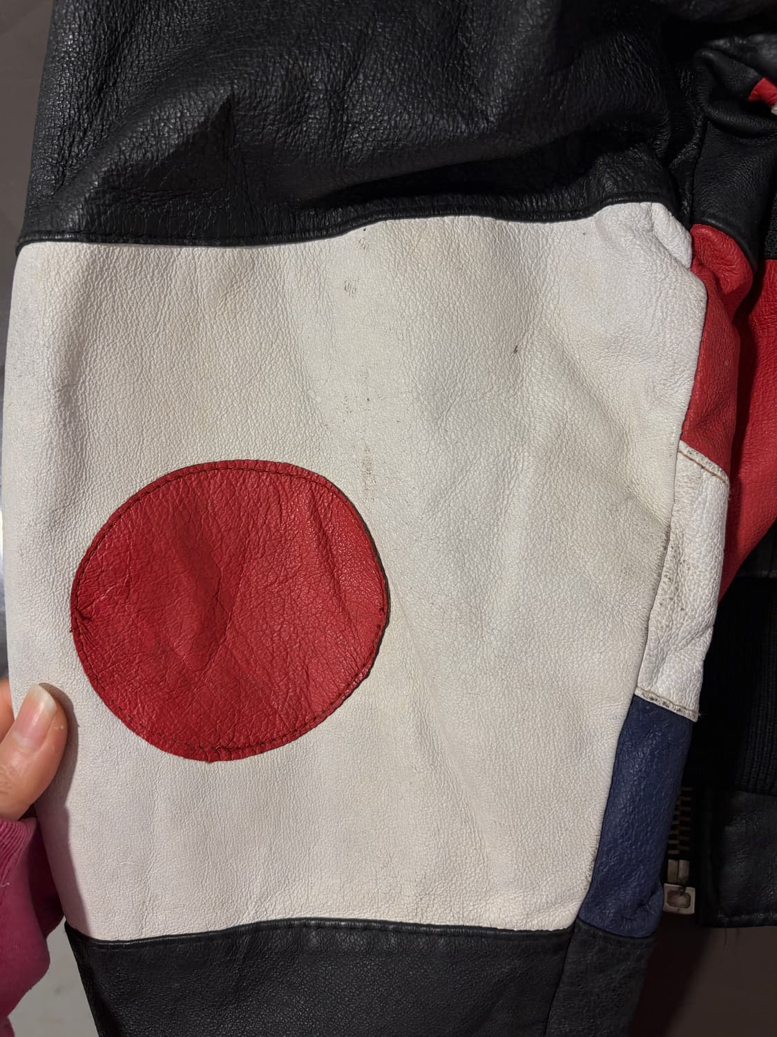 VTG 만국기 가죽자켓 상품이미지6