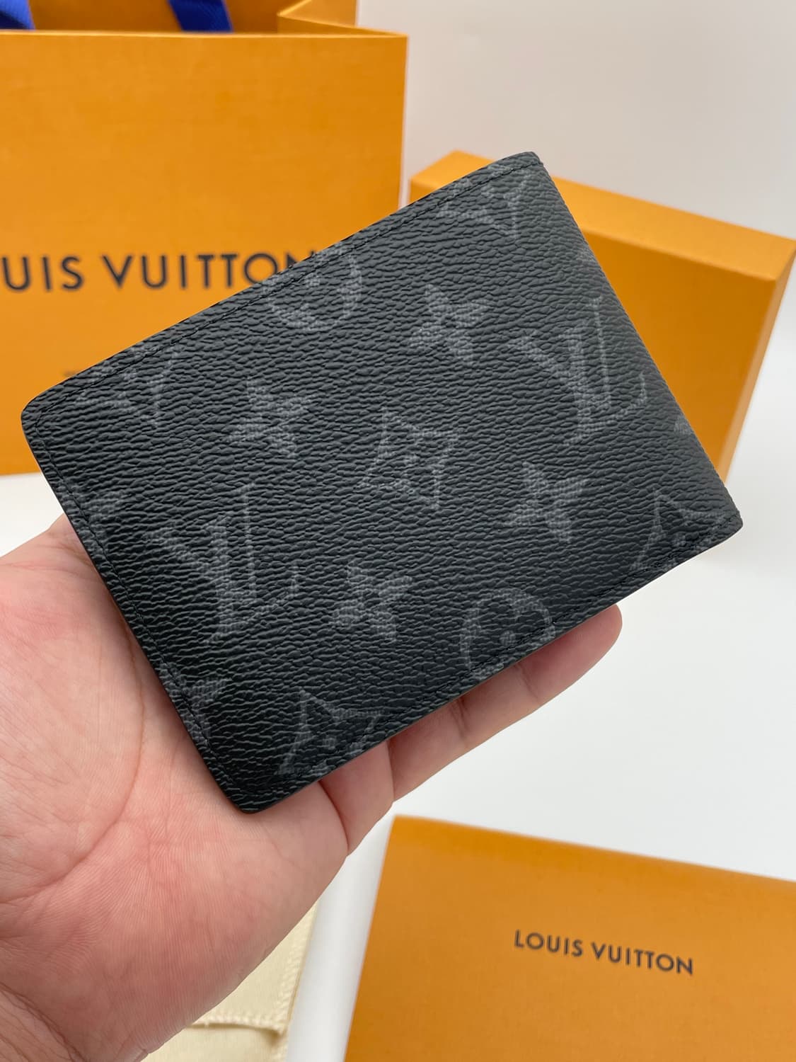 [ 풀구성 / 새상품급 ] 루이비통 멀티플 월릿 반지갑 블랙  상품이미지2