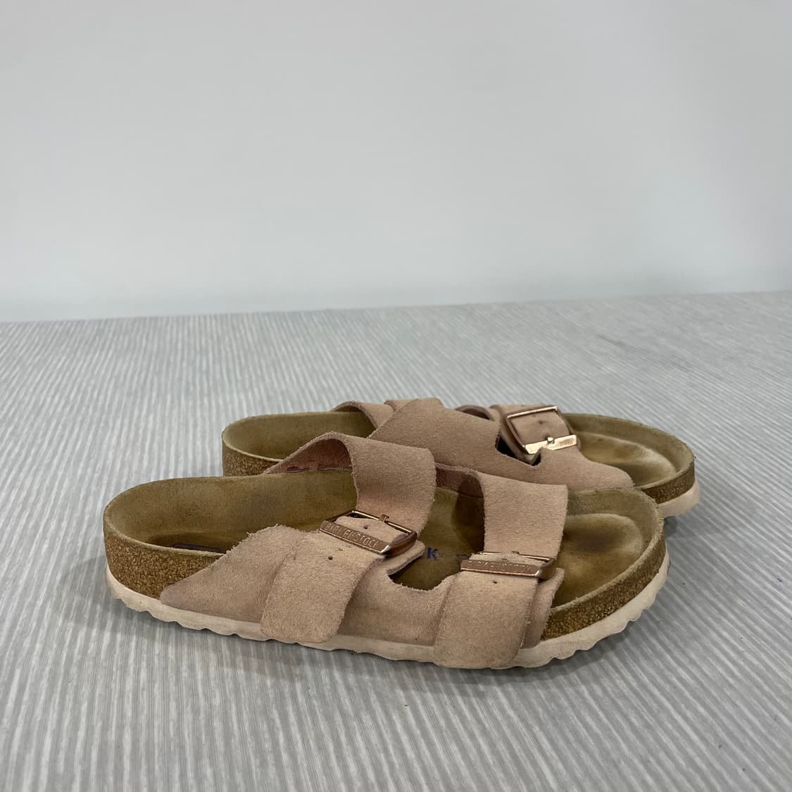 704-3) 버켄스탁 아리조나 샌들 베이지 240mm 상품이미지1