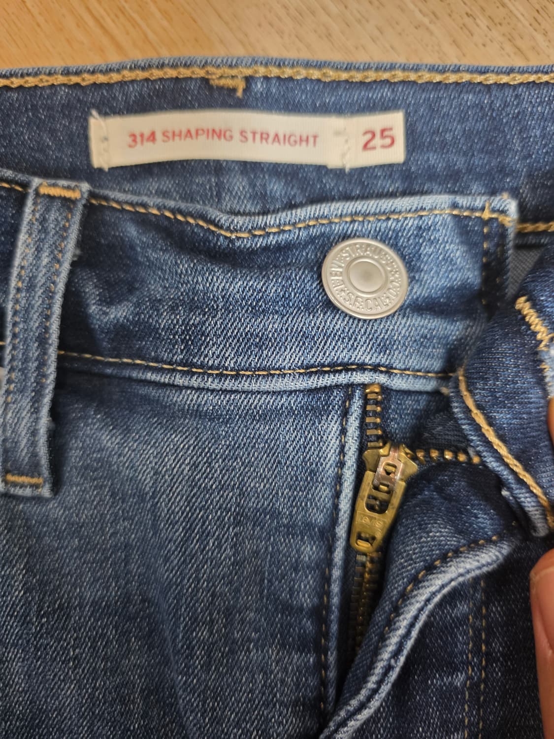 리바이스 314 슬림 스트레이트핏 데님팬츠 청바지 25 상품이미지7