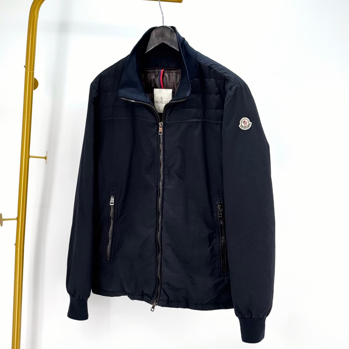 [4사이즈] 몽클레어 패딩 집업 자켓 네이비 상품이미지2