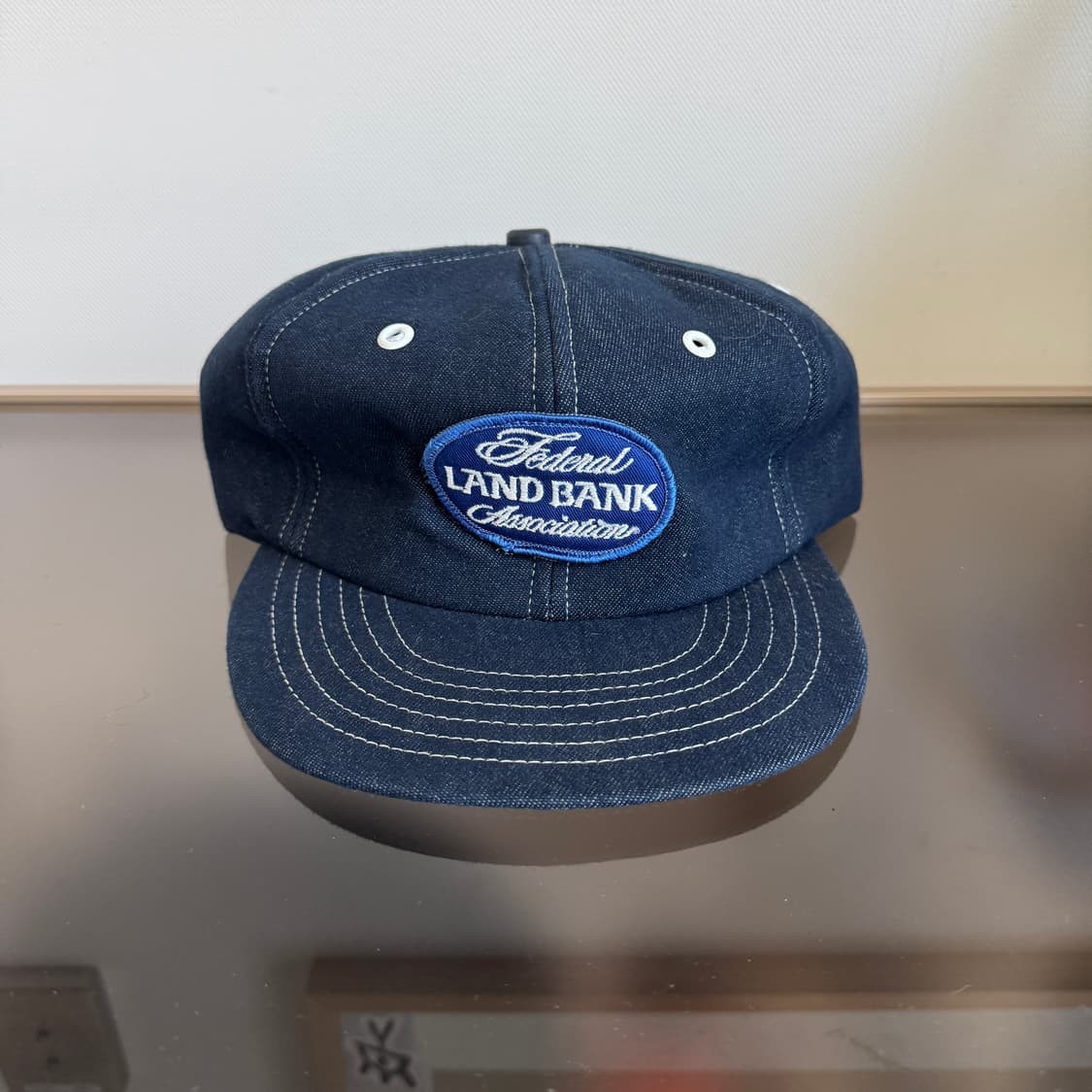 USA LAND BANK 데님 빈티지 모자 볼캡 vintage cap 상품이미지2