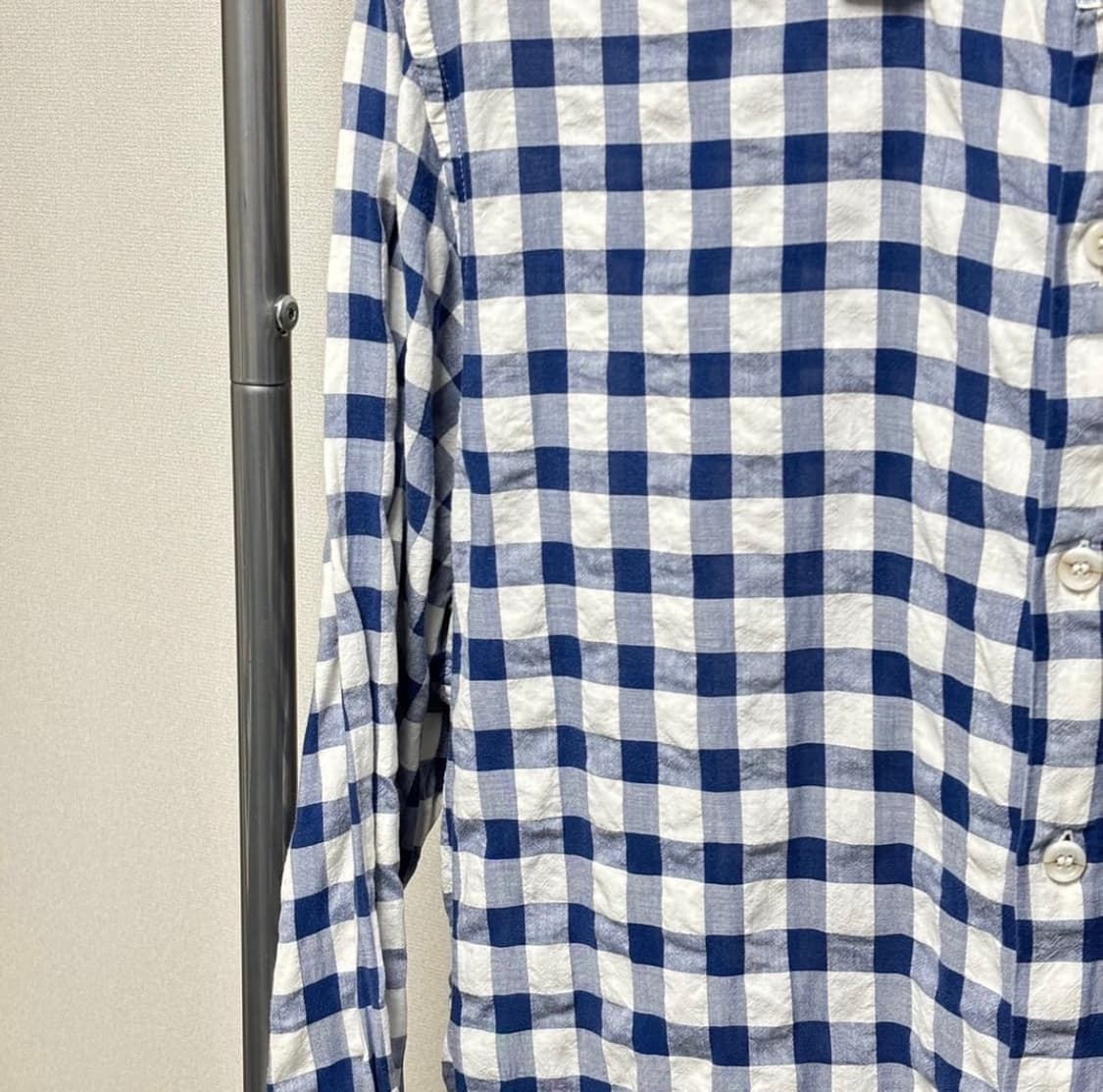 Casey Casey 케이시 케이시 깅엄 셔츠 상품이미지3