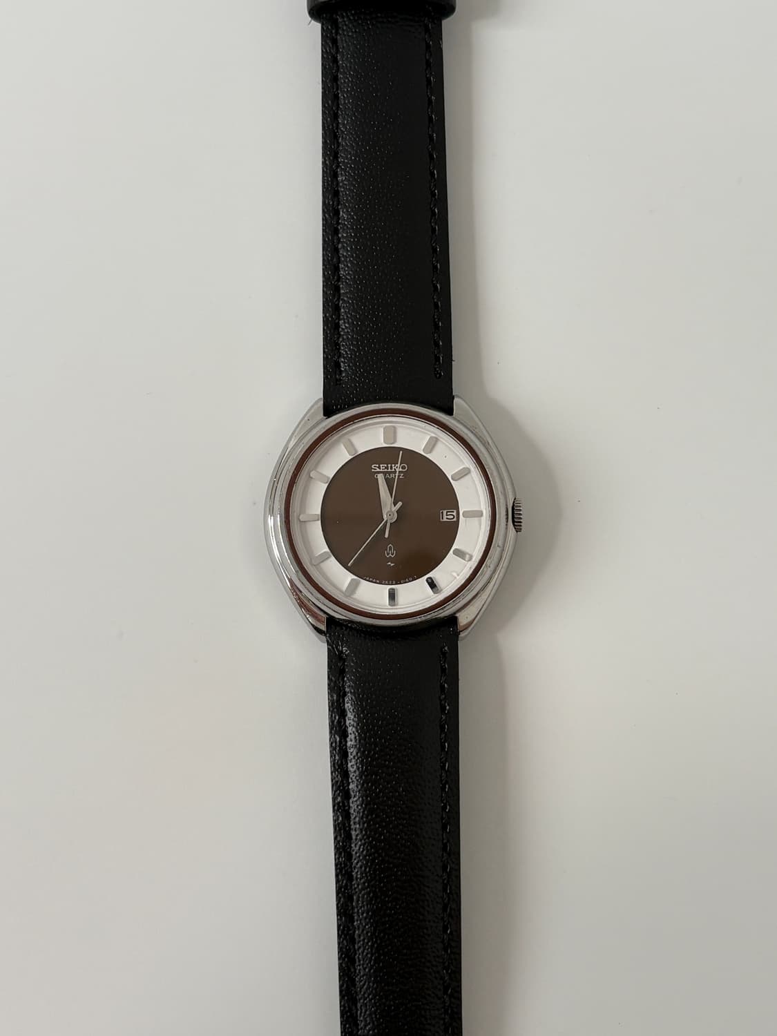 70s brown dial silver ladies quartz 상품이미지1