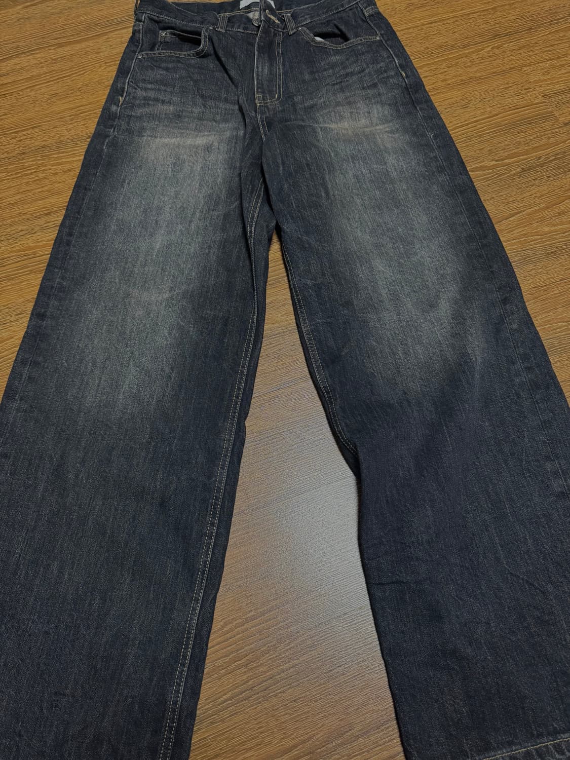 엘무드 빅보이 와이드 데님 팬츠 상품이미지6