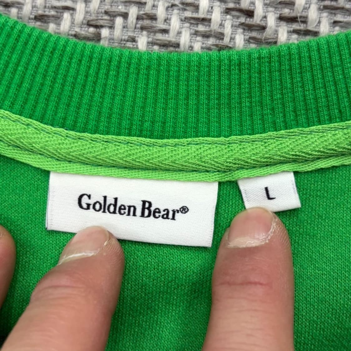 골든베어 베이직 로고 맨투맨 v2979 상품이미지8