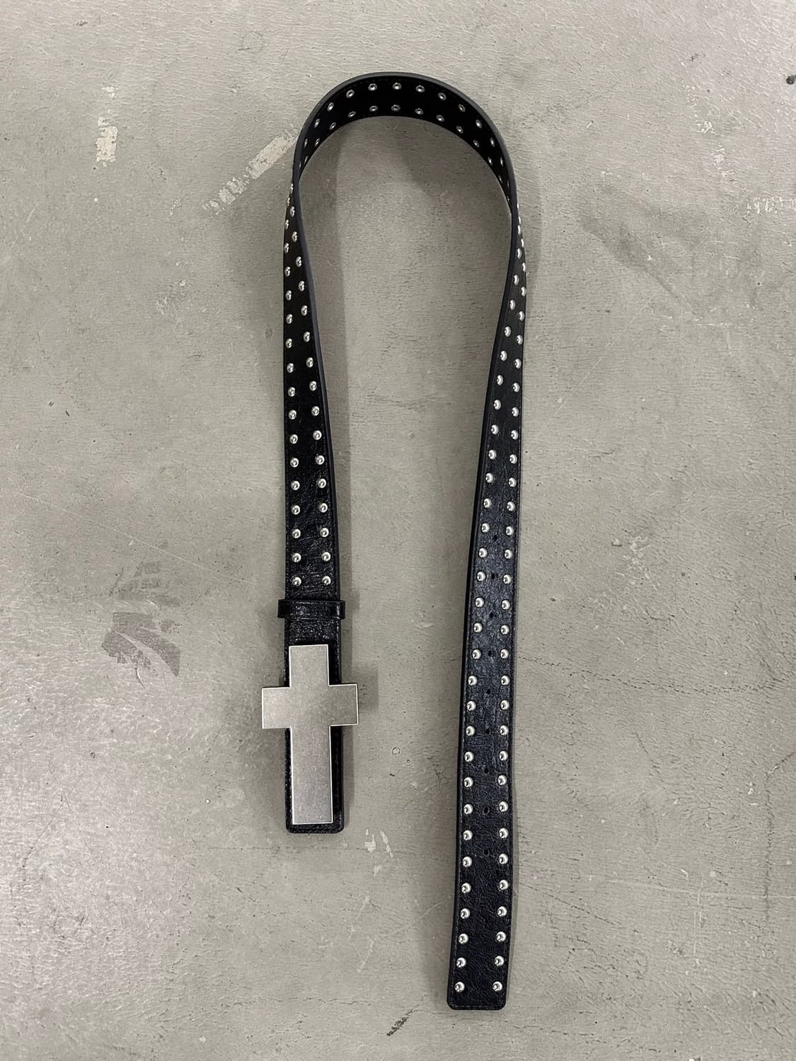 Cross Bolt Stud Belt 상품이미지4
