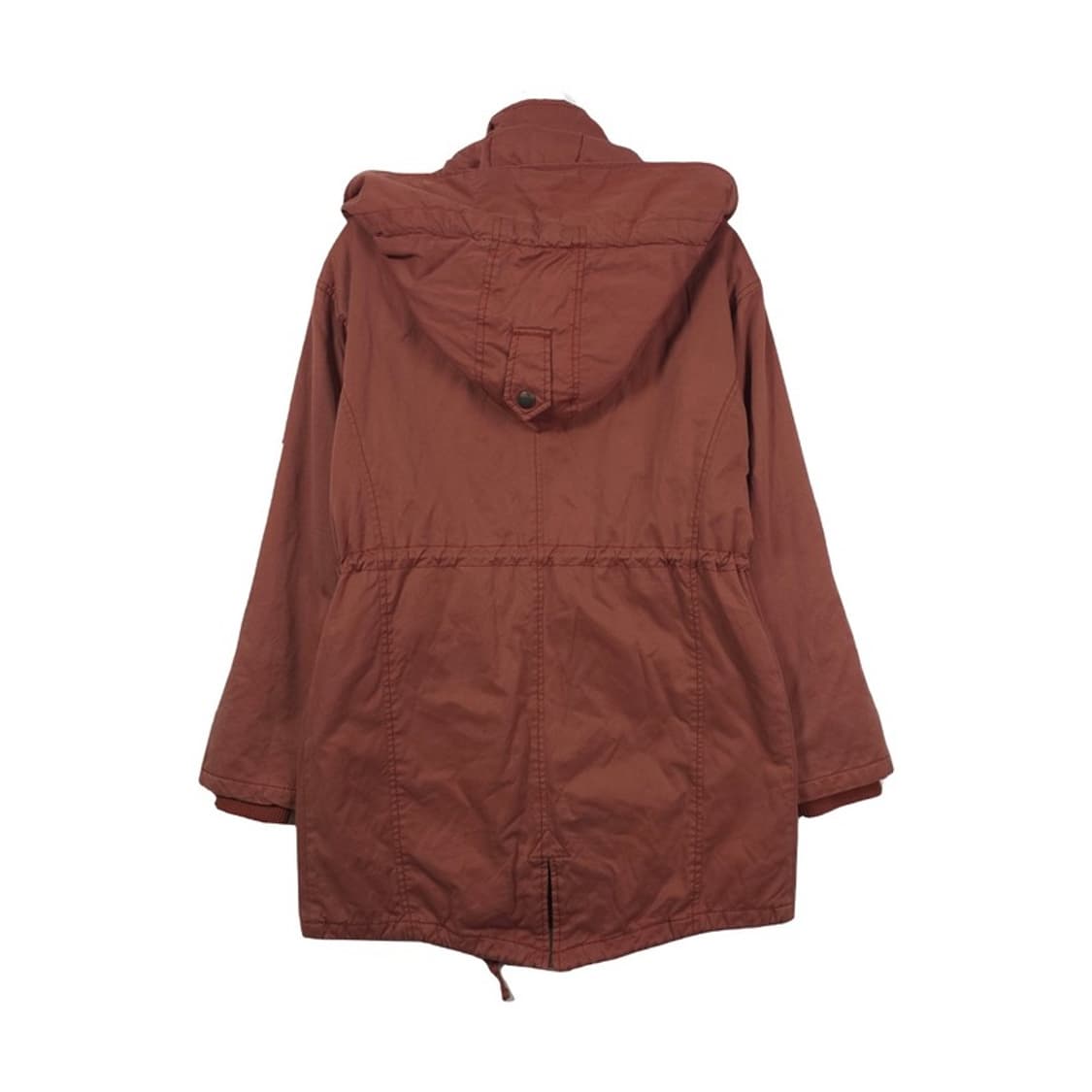 버커루 빈티지 버건디 후드 사파리 야상 S 상품이미지2