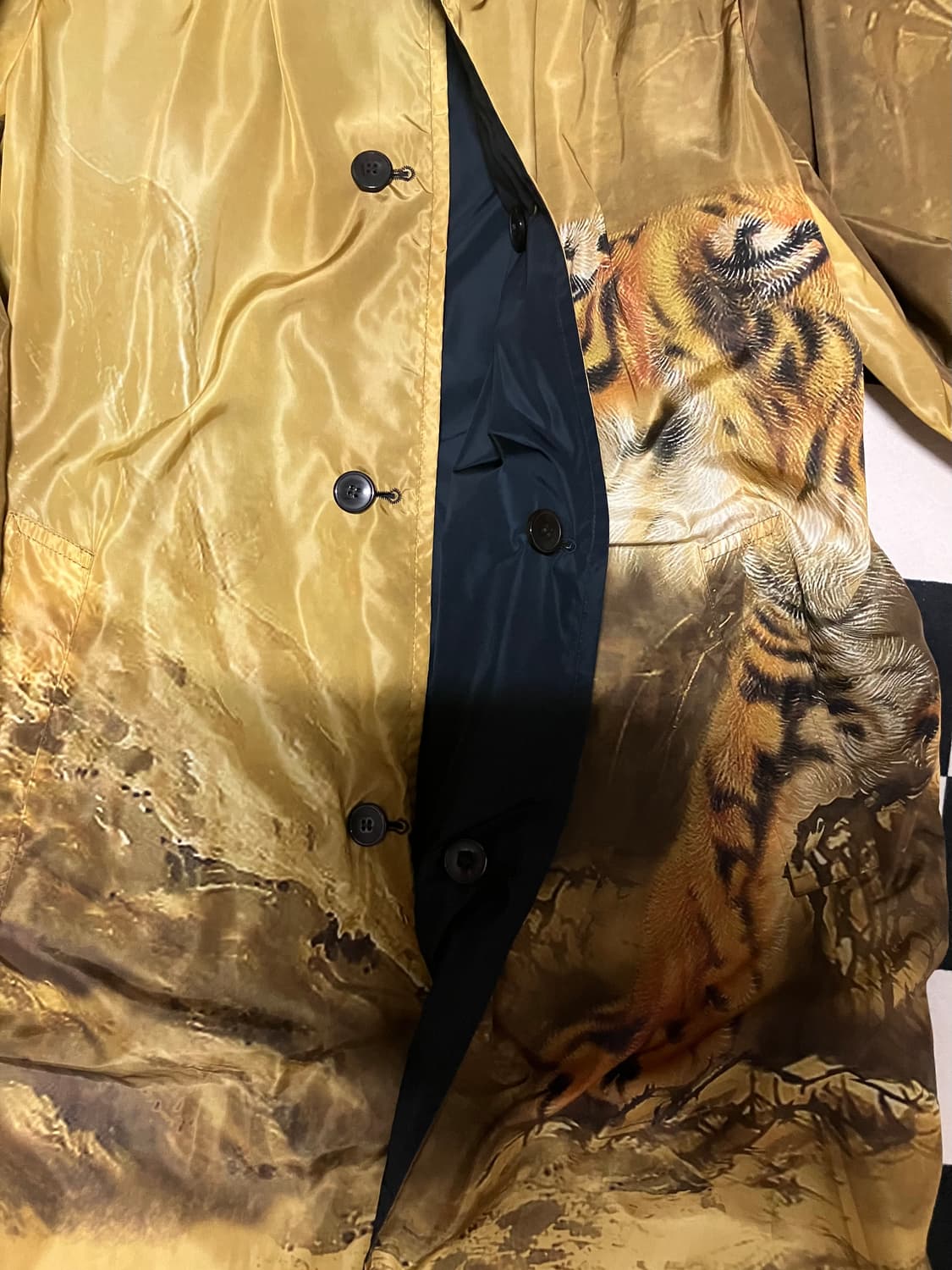 Dries van noten tiger reversible coat 상품이미지2