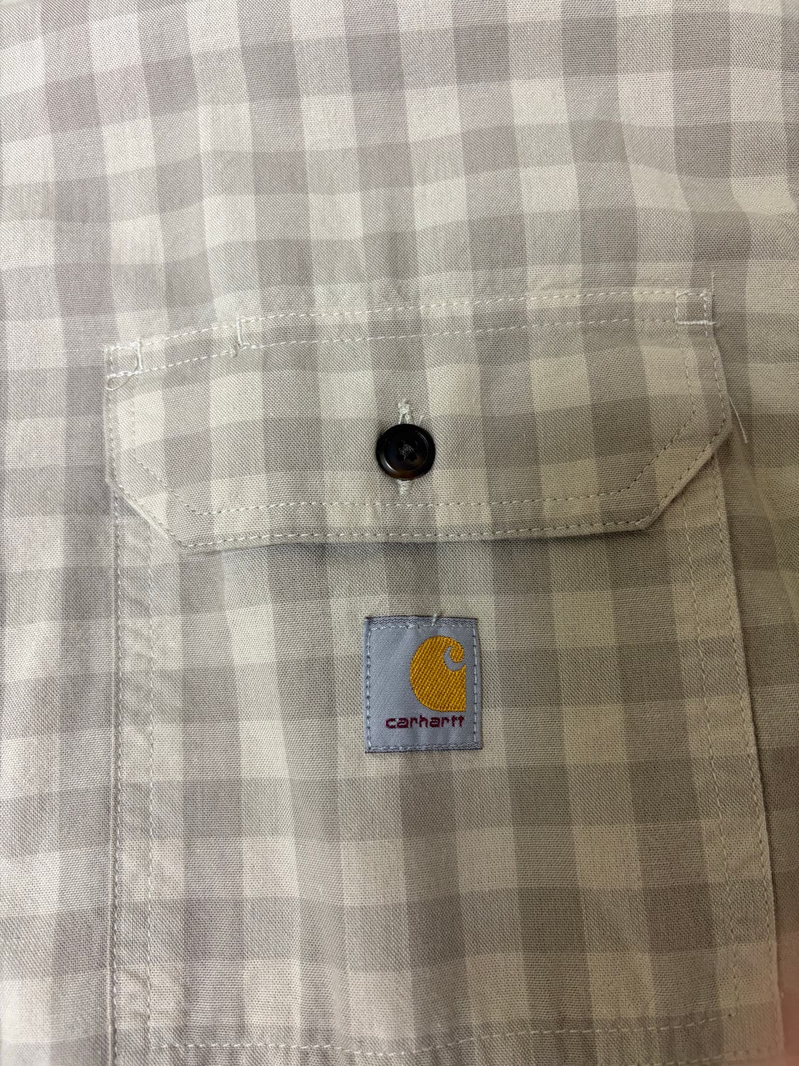 칼하트 워크웨어 체크 반팔 셔츠 / L 상품이미지2