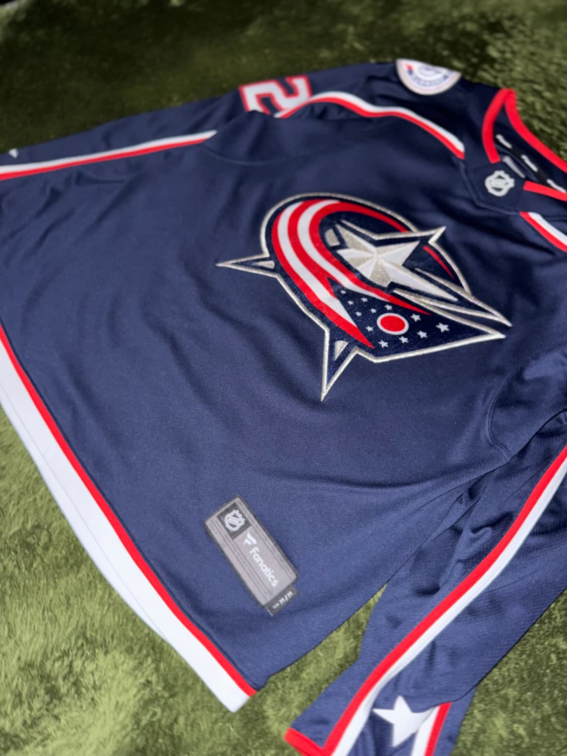 [M] 파나틱스 콜럼버스 블루재키츠 보브로프스키 72 NHL 하키 져지 상품이미지5