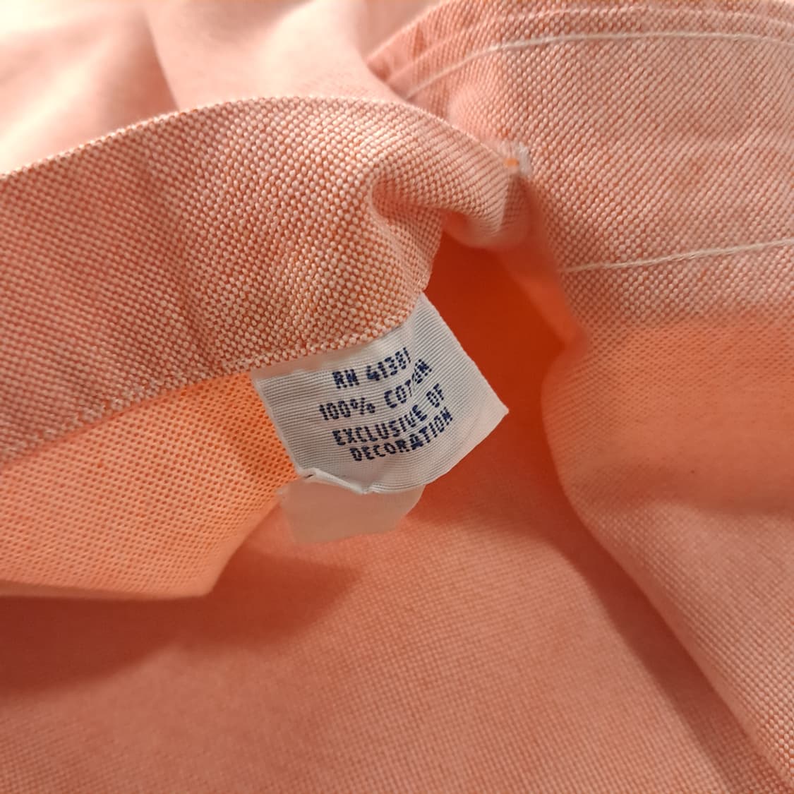 CK315 3XB 폴로 90s 멀티포니 오렌지피치 셔츠 남방 상품이미지5