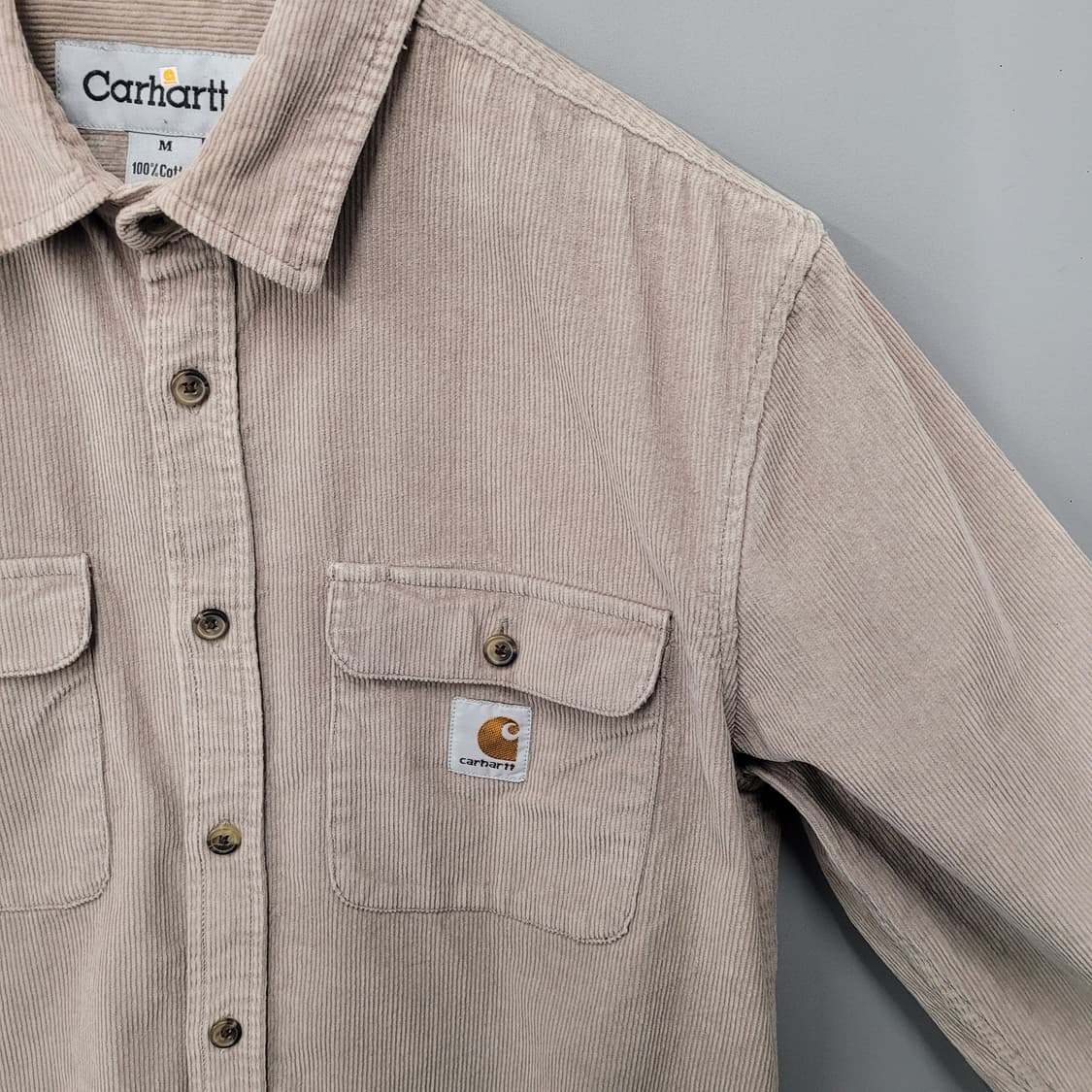 Carhartt 칼하트 코듀로이 셔츠 자켓 베이지 상품이미지3