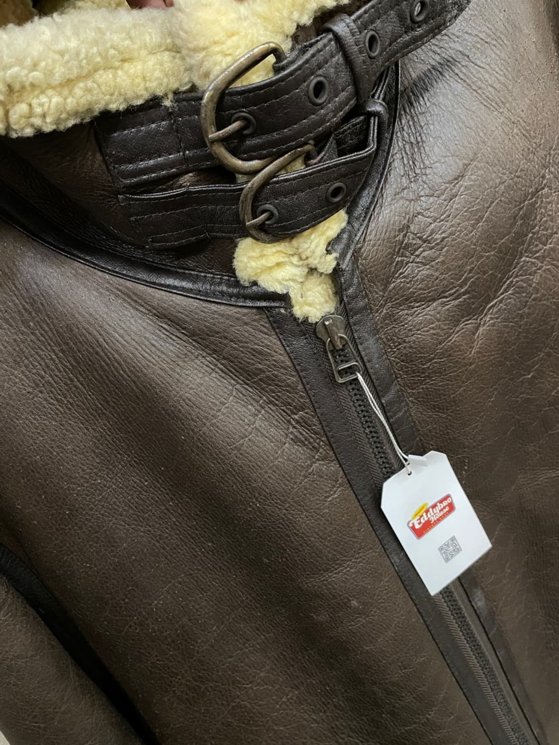 빈티지 B-3 무스탕 가죽 자켓 상품이미지4