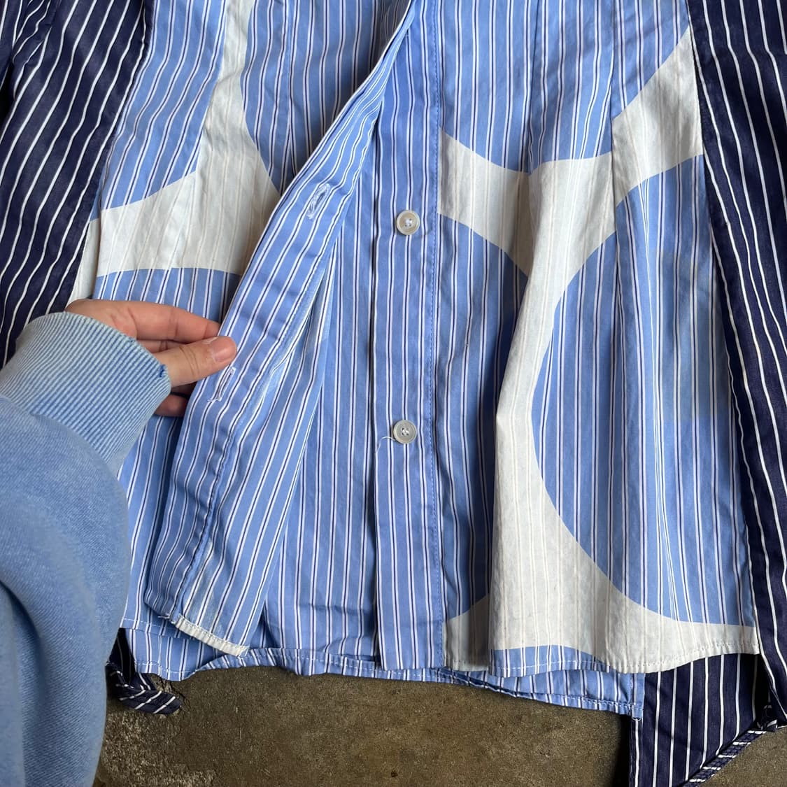 스텔라맥카트니 멀티 패턴 슬림핏 셔츠 상품이미지6