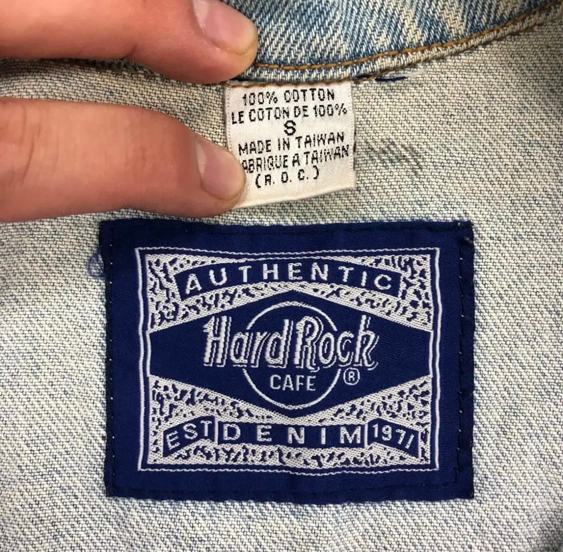 빈티지 하드락카페 데님자켓 상품이미지5