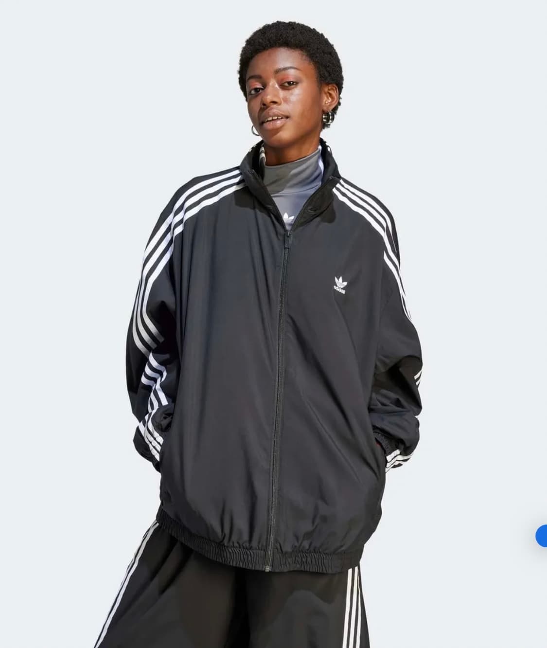 아디다스 아딜레늄 시즌1 오버사이즈 트랙자켓 블랙 상품이미지3