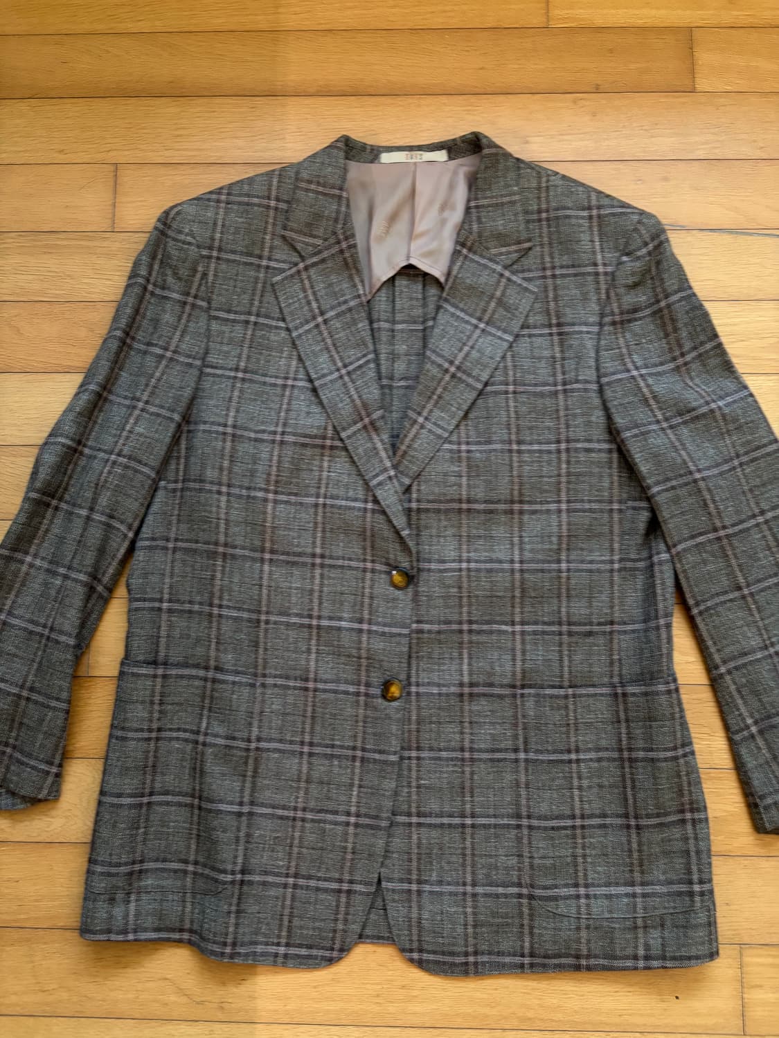 닥스 DAKS 체크 자켓 빈티지 블레이저  상품이미지1