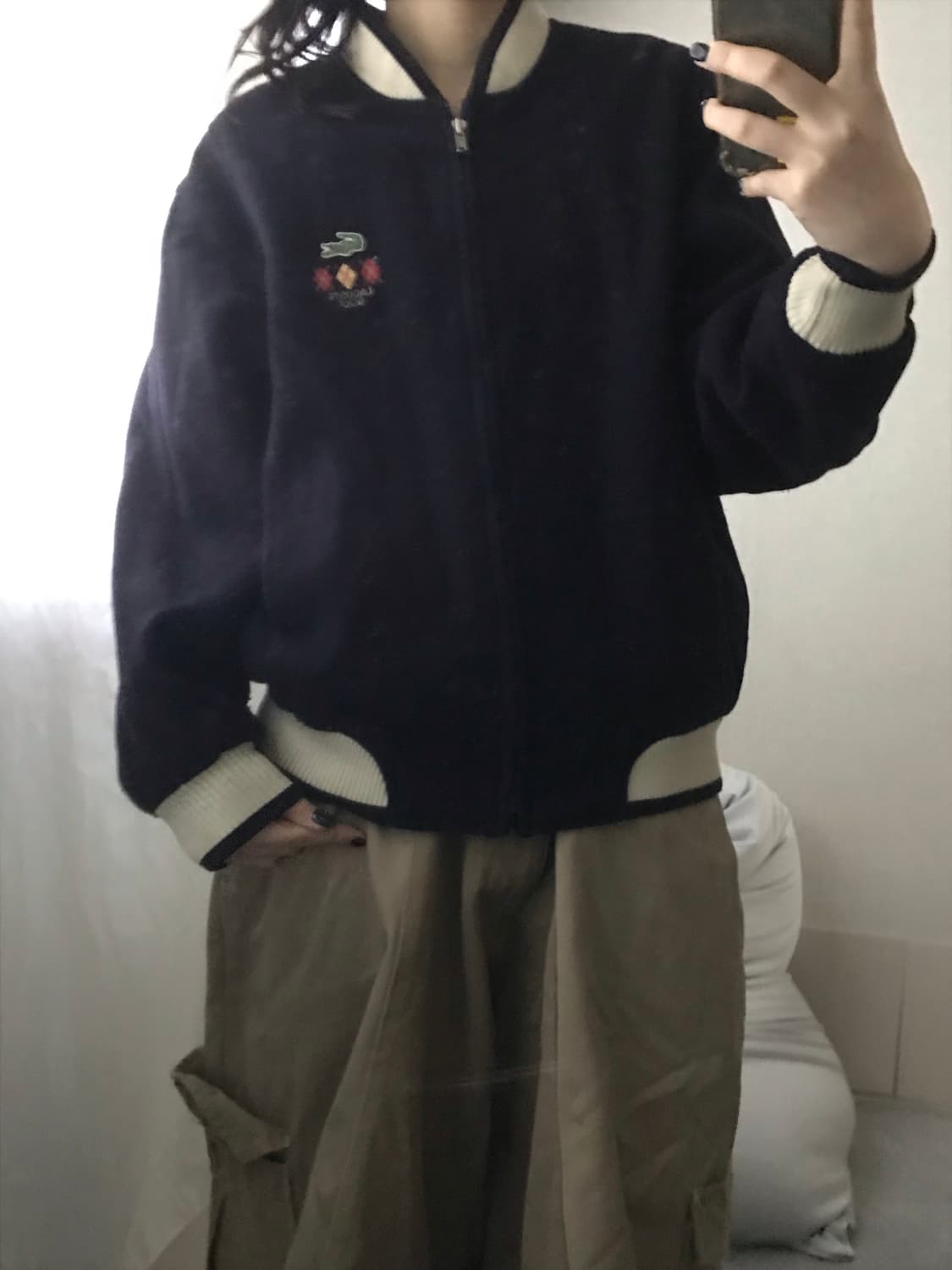 라코스테 네이비 울 블루종 상품이미지4