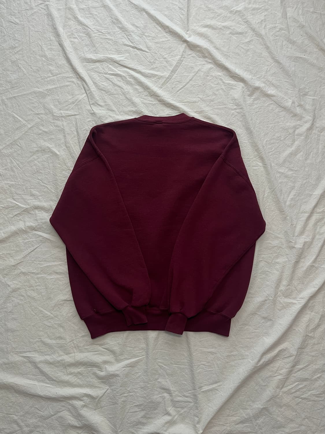 90's Russell 러셀 Sweatshirt Burgundy 상품이미지5