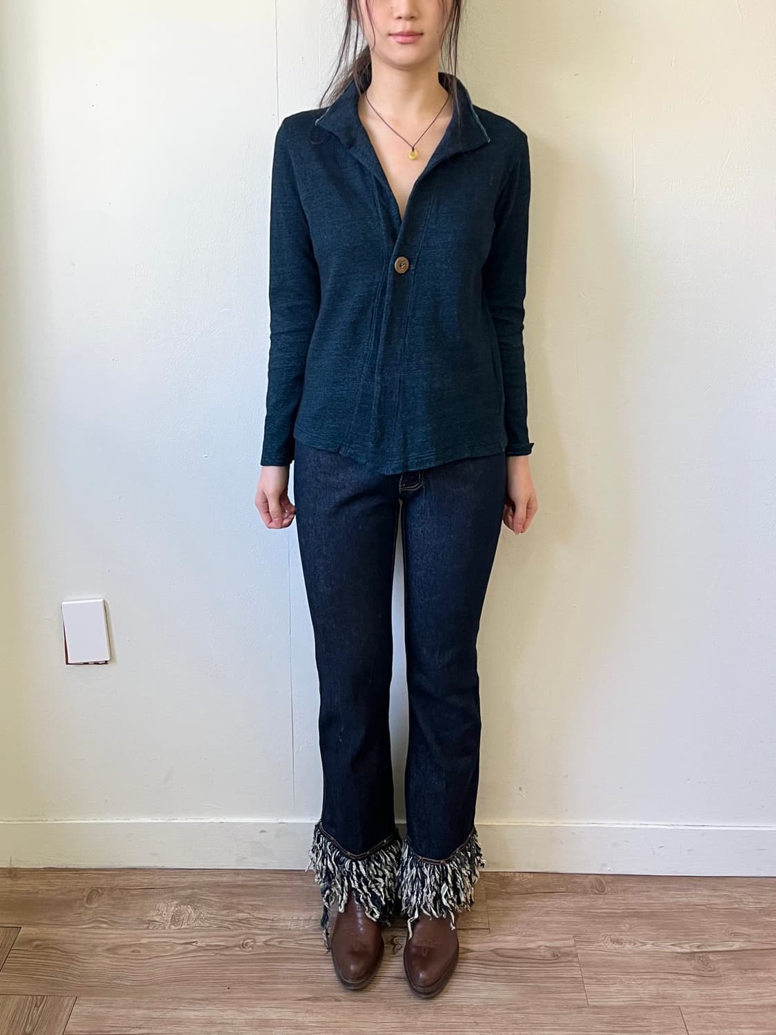 RIMSBY FIELD 프릴 데님 팬츠 상품이미지8