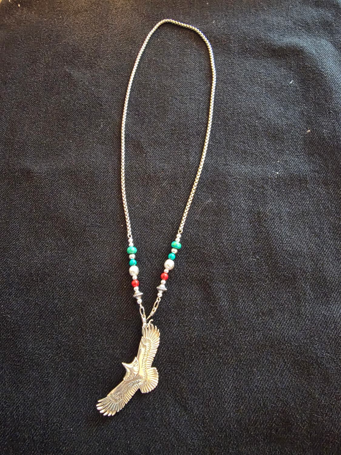 3Cross silver egle Navaho nacklace 상품이미지7