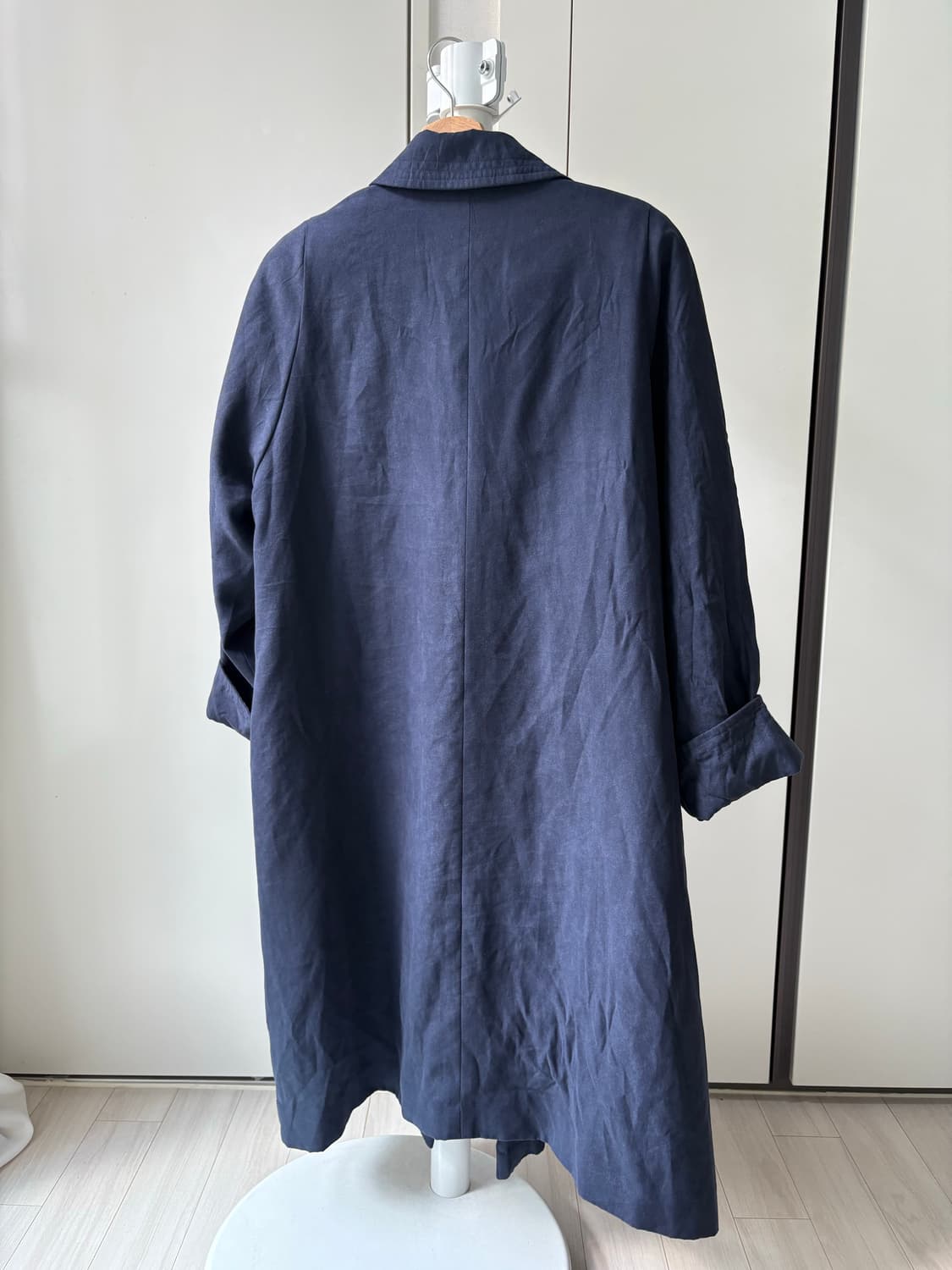Matte Texture Long Coat 상품이미지8