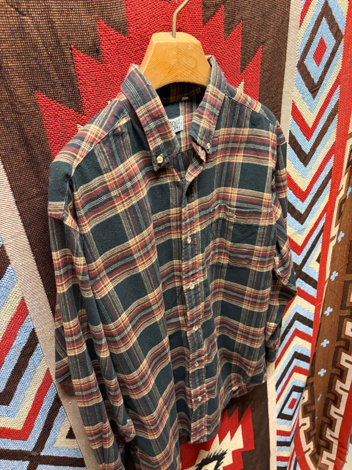 Lacoste check shirt / 라코스테 클래식 체크 셔츠  상품이미지2