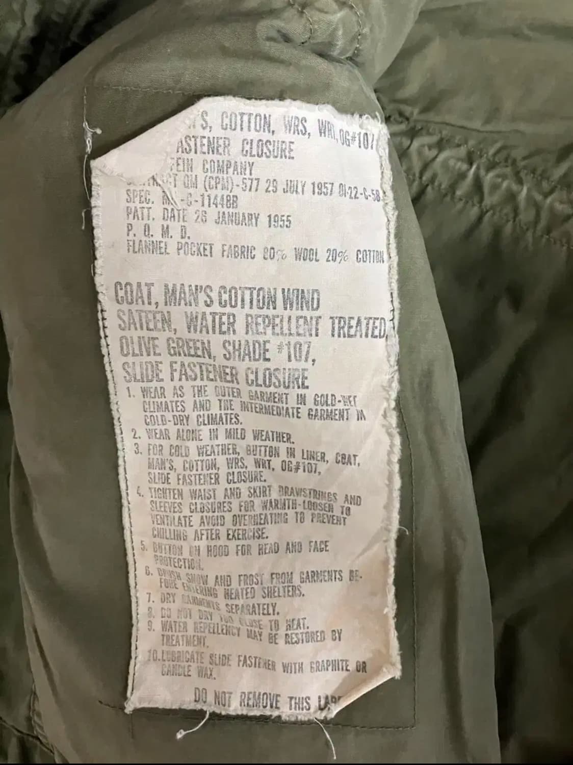 OG M-51 필드자켓 S-Regular 사이즈 상품이미지6