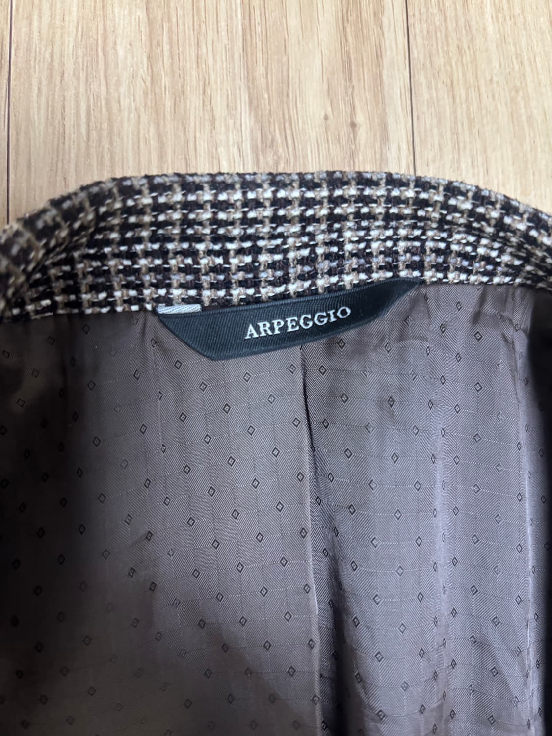 아르페지오(ARPEGGIO) 체크 코트 상품이미지2