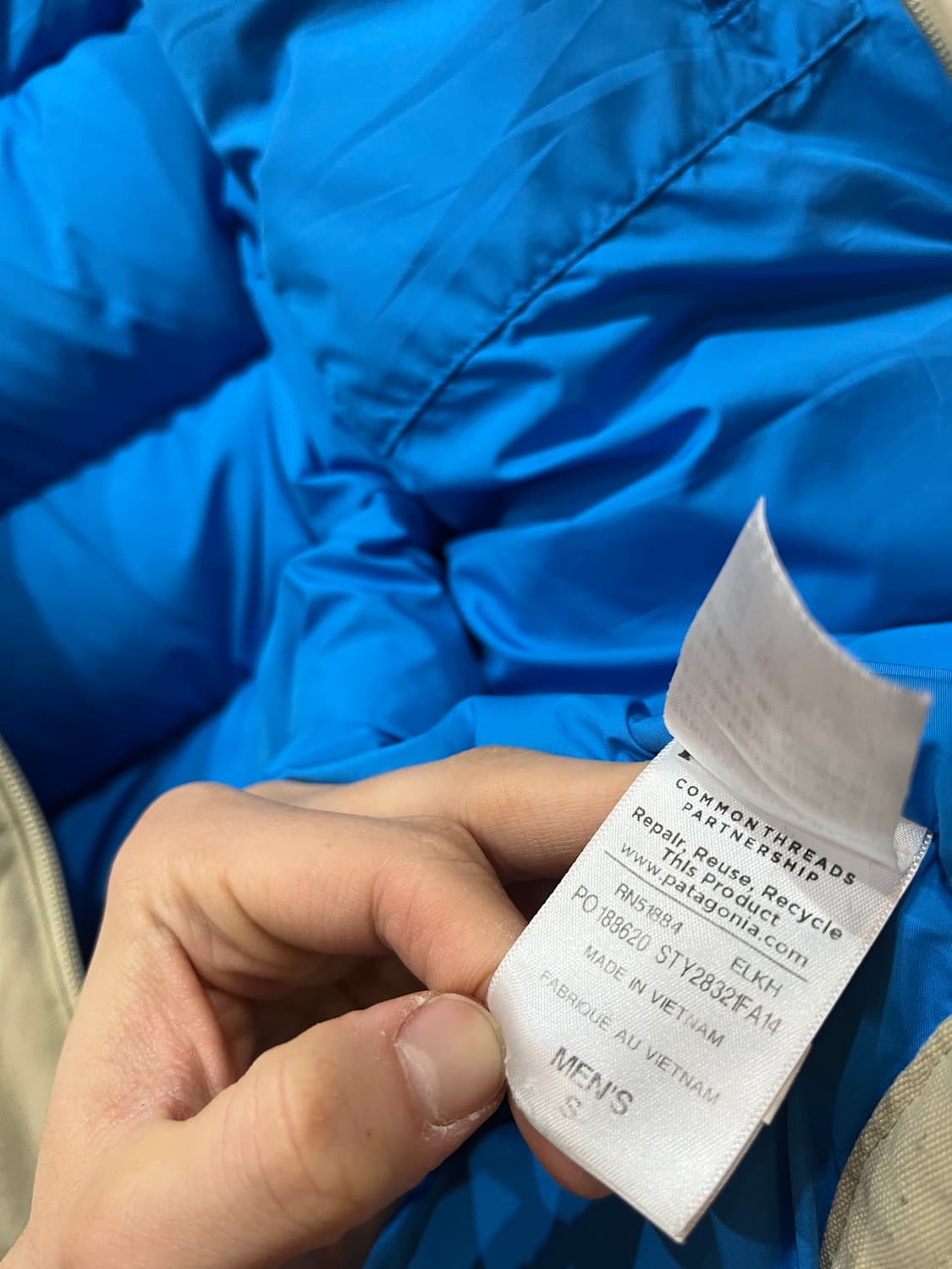 파타고니아 비비 덕다운 패딩 S 상품이미지7